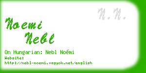 noemi nebl business card